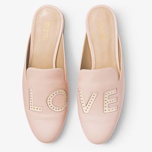 NIB Michael Kors Natasha Love Leather Slide